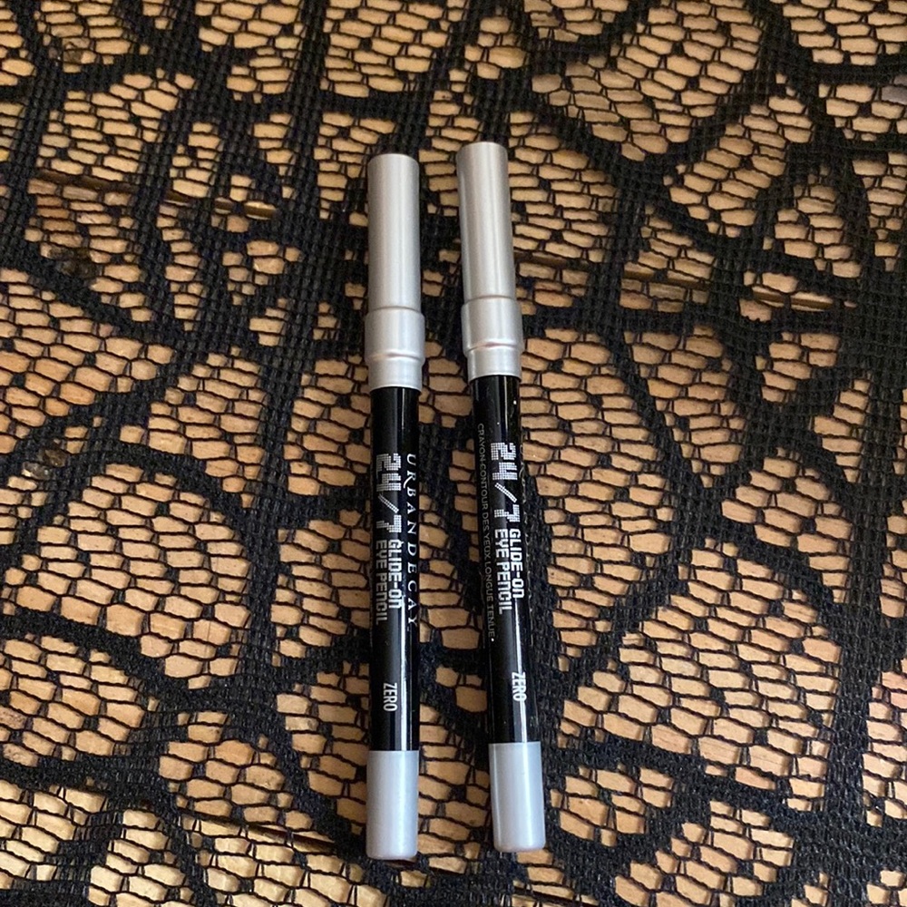 Urban Decay 24/7 Glide-On Eye Pencil - Zero travel x 2 new
